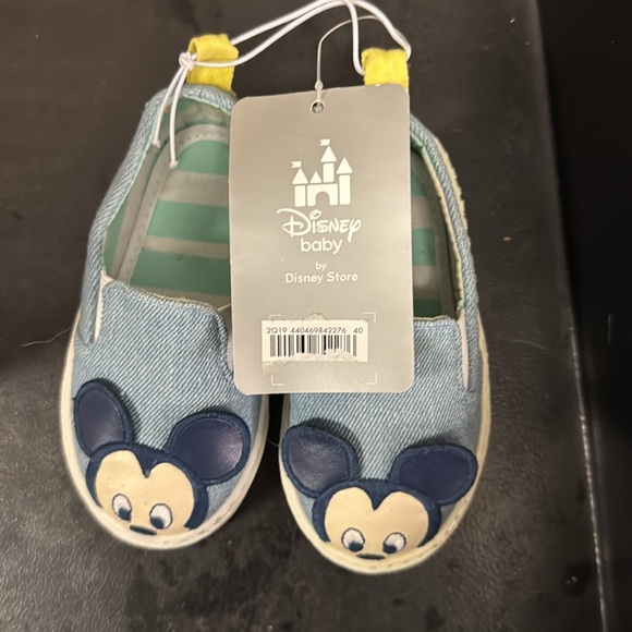Disney 18-24 month baby Mickey Mouse slip on shoes - Picture 2 of 5